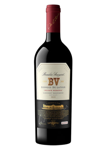 2019 Beaulieu Vineyard (BV) Georges De Latour Cabernet Sauvignon Private Reserve Napa Valley 750 ml.